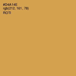 #D4A14E - Roti Color Image