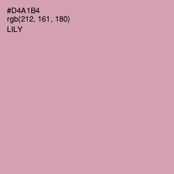 #D4A1B4 - Lily Color Image