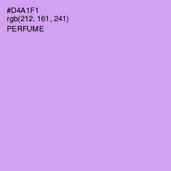 #D4A1F1 - Perfume Color Image