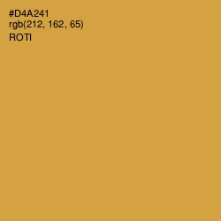 #D4A241 - Roti Color Image