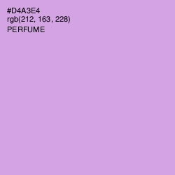 #D4A3E4 - Perfume Color Image