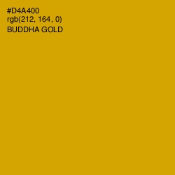 #D4A400 - Buddha Gold Color Image