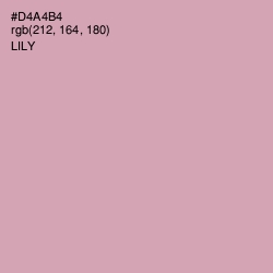 #D4A4B4 - Lily Color Image