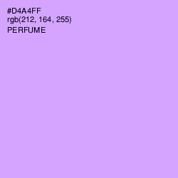 #D4A4FF - Perfume Color Image