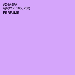 #D4A5FA - Perfume Color Image