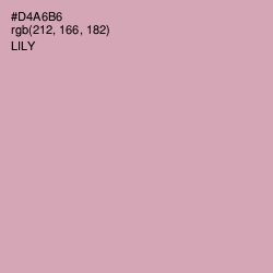 #D4A6B6 - Lily Color Image