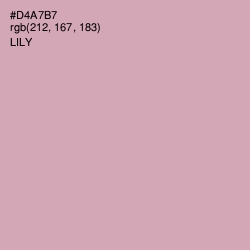 #D4A7B7 - Lily Color Image