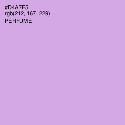 #D4A7E5 - Perfume Color Image