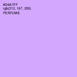 #D4A7FF - Perfume Color Image