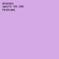 #D4A9E4 - Perfume Color Image