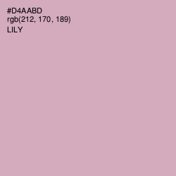 #D4AABD - Lily Color Image