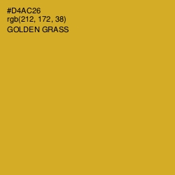 #D4AC26 - Golden Grass Color Image