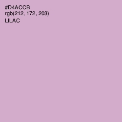 #D4ACCB - Lilac Color Image