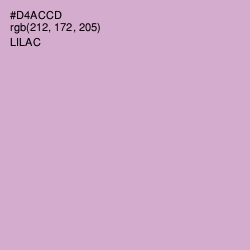 #D4ACCD - Lilac Color Image