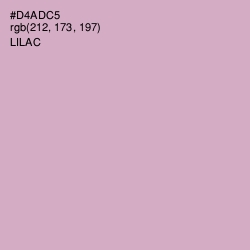 #D4ADC5 - Lilac Color Image