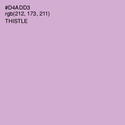 #D4ADD3 - Thistle Color Image