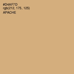 #D4AF7D - Apache Color Image