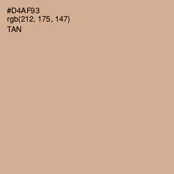 #D4AF93 - Tan Color Image