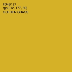#D4B127 - Golden Grass Color Image