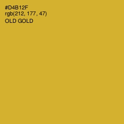 #D4B12F - Old Gold Color Image