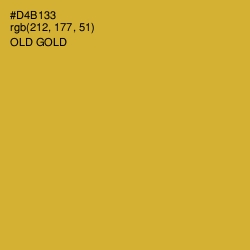 #D4B133 - Old Gold Color Image