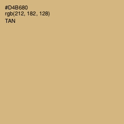 #D4B680 - Tan Color Image