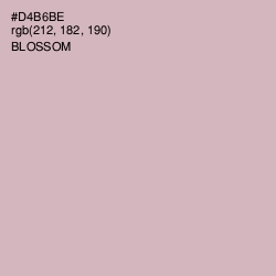 #D4B6BE - Blossom Color Image