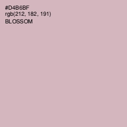 #D4B6BF - Blossom Color Image