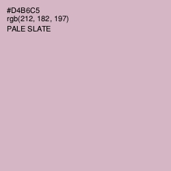 #D4B6C5 - Pale Slate Color Image