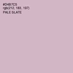 #D4B7C5 - Pale Slate Color Image