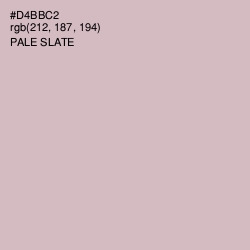 #D4BBC2 - Pale Slate Color Image