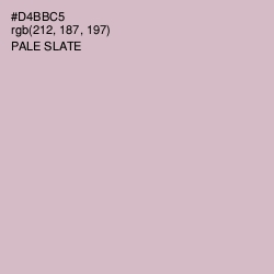 #D4BBC5 - Pale Slate Color Image