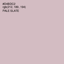 #D4BDC2 - Pale Slate Color Image