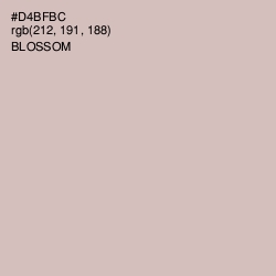 #D4BFBC - Blossom Color Image