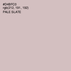 #D4BFC0 - Pale Slate Color Image