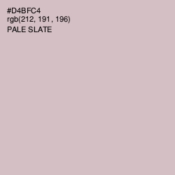 #D4BFC4 - Pale Slate Color Image
