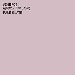 #D4BFC6 - Pale Slate Color Image