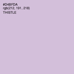 #D4BFDA - Thistle Color Image