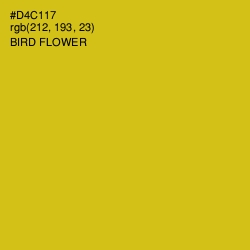 #D4C117 - Bird Flower Color Image
