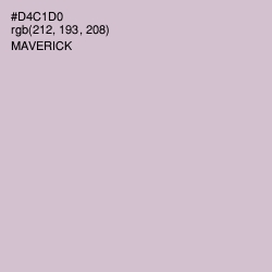 #D4C1D0 - Maverick Color Image