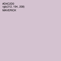 #D4C2D0 - Maverick Color Image