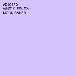 #D4C3FD - Moon Raker Color Image