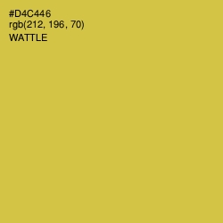 #D4C446 - Wattle Color Image