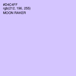 #D4C4FF - Moon Raker Color Image