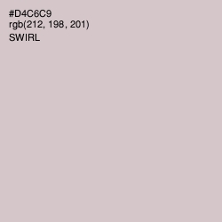 #D4C6C9 - Swirl Color Image