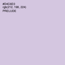 #D4C6E0 - Prelude Color Image
