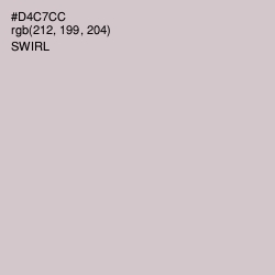 #D4C7CC - Swirl Color Image