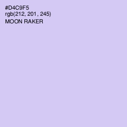 #D4C9F5 - Moon Raker Color Image