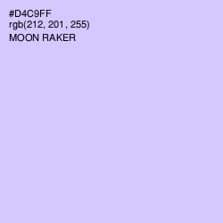 #D4C9FF - Moon Raker Color Image