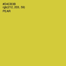 #D4CB3B - Pear Color Image